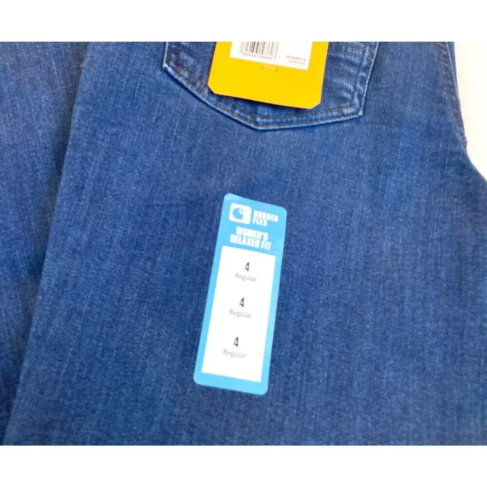 Carhartt Size 4 Regular Relaxed Fit Rugged Flex Jeans NWT - Picture 3 of 7